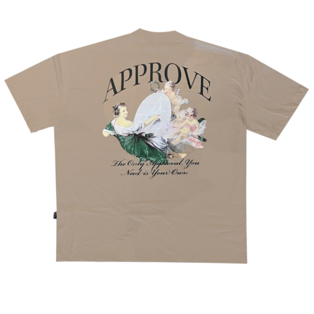 CAMISETA APPROVE HUGE CUPID BEGE