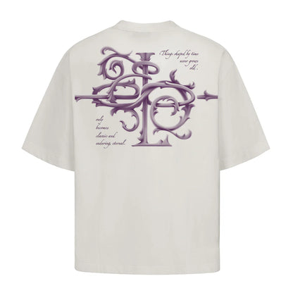 CAMISETA ELO EM COMUM OVERSIZED “ARABESCO” OFF-WHITE