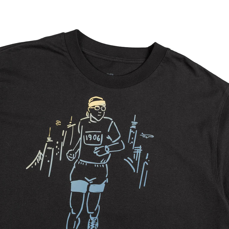 CAMISETA NEW BALANCE BEFORE AND AFTER BLACK