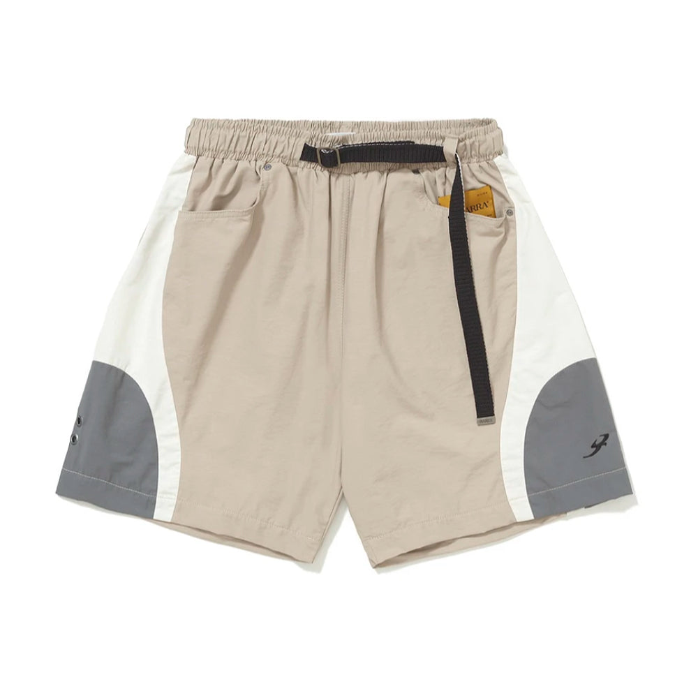 SHORTS BARRA CREW B GARÇA CIRCULAR BEGE