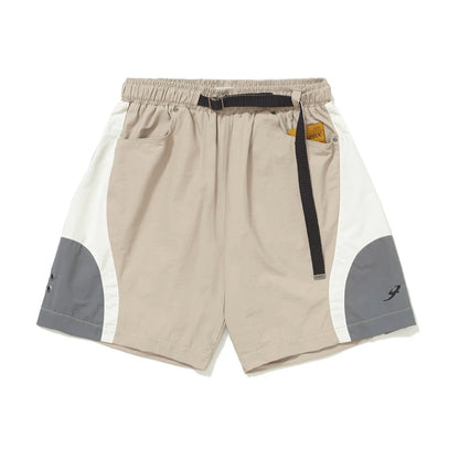 SHORTS BARRA CREW B GARÇA CIRCULAR BEGE