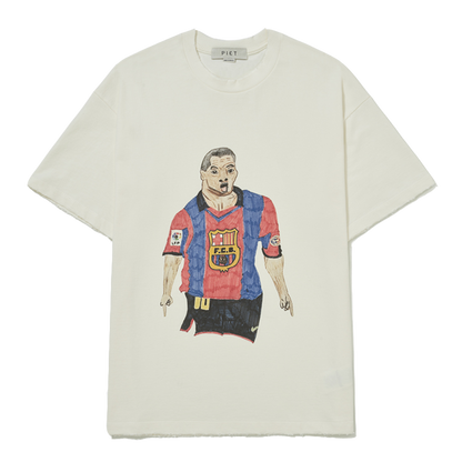 CAMISETA PIET ILLUSTRATED BCN BONE WHITE