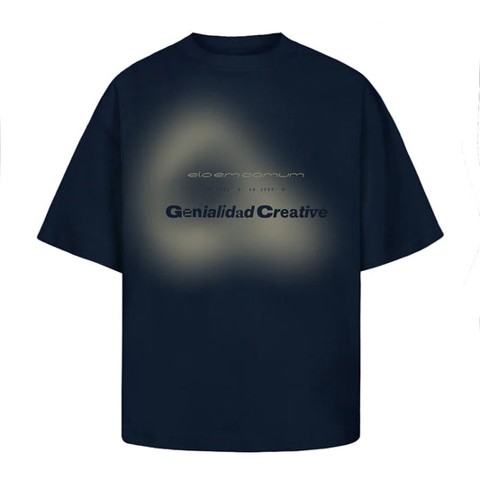 CAMISETA ELO EM COMUM BLUR REGULAR AZUL