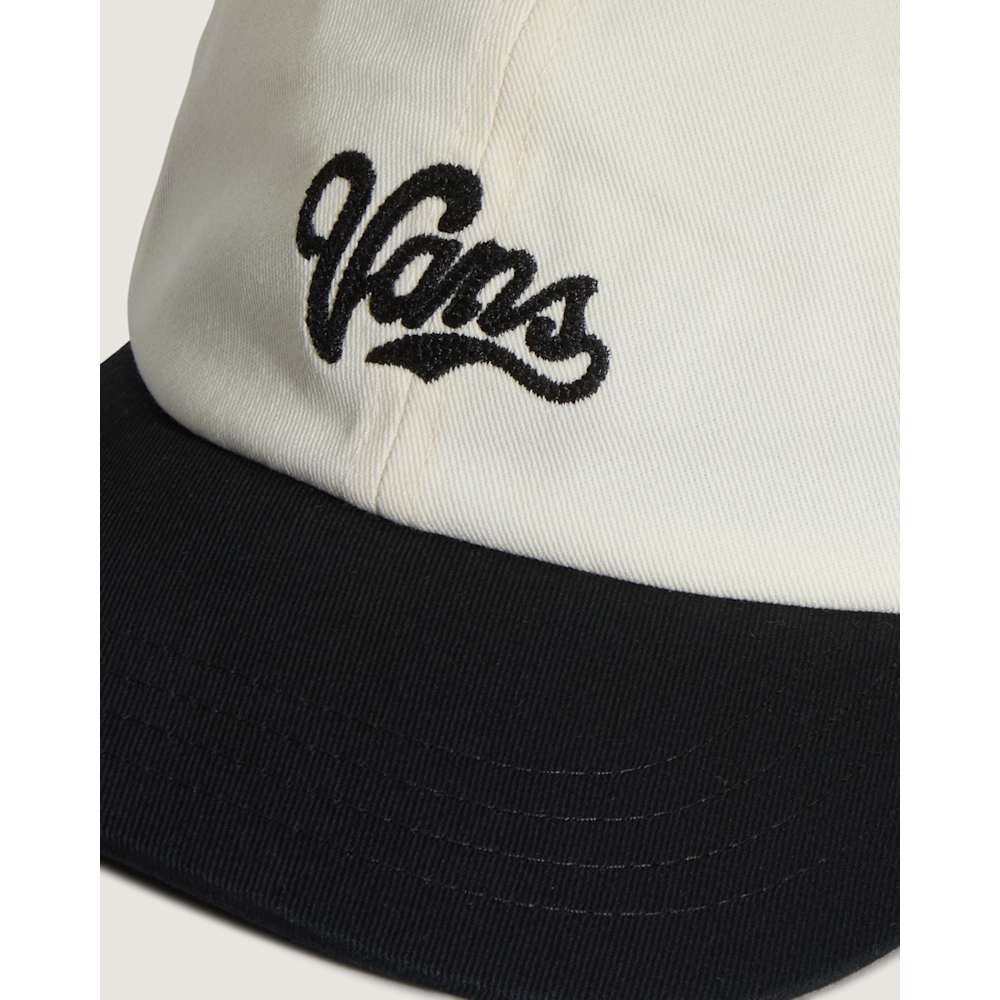 Boné Vans Curved Bill Jockey preto e off-white - foto 3