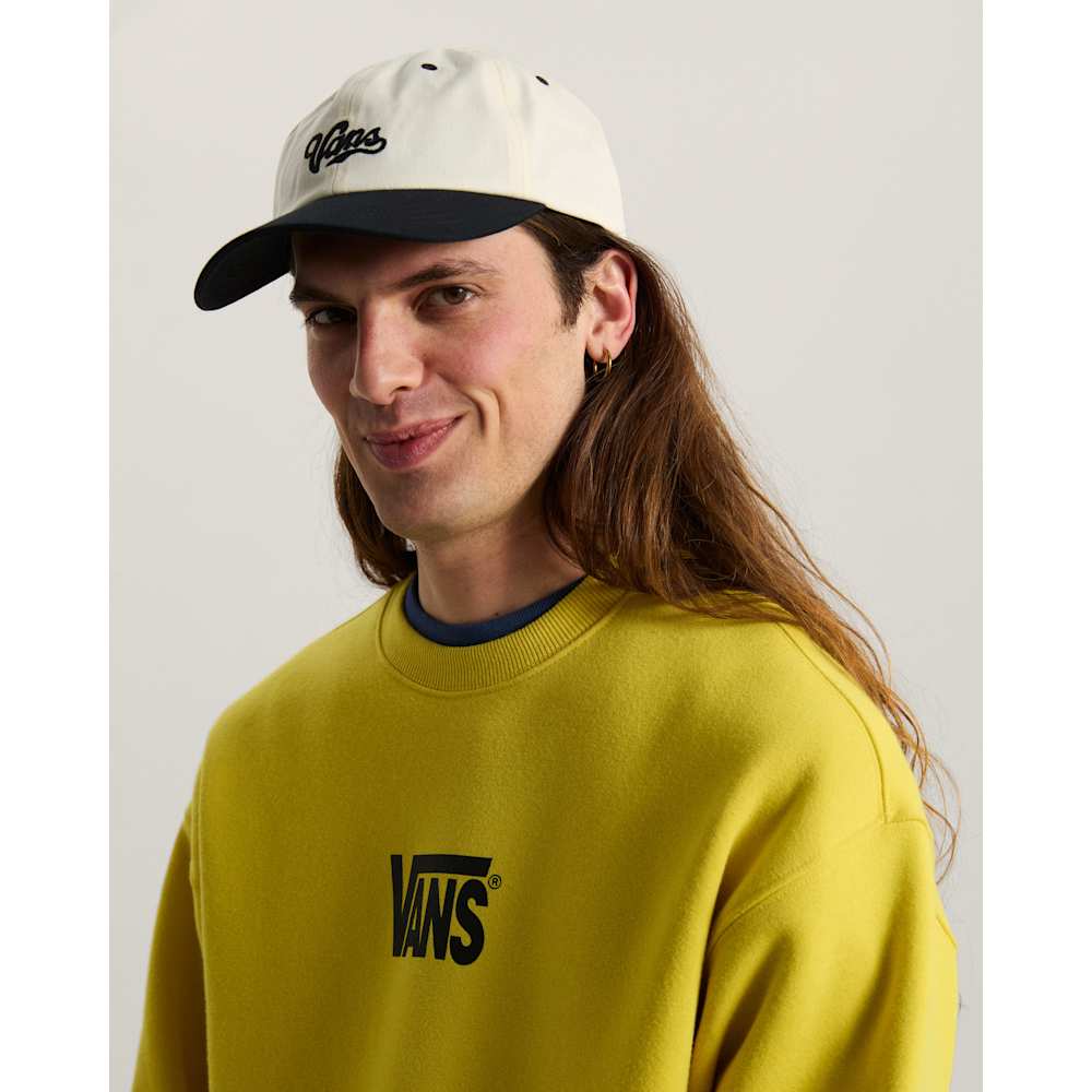 Boné Vans Curved Bill Jockey preto e off-white - foto 4