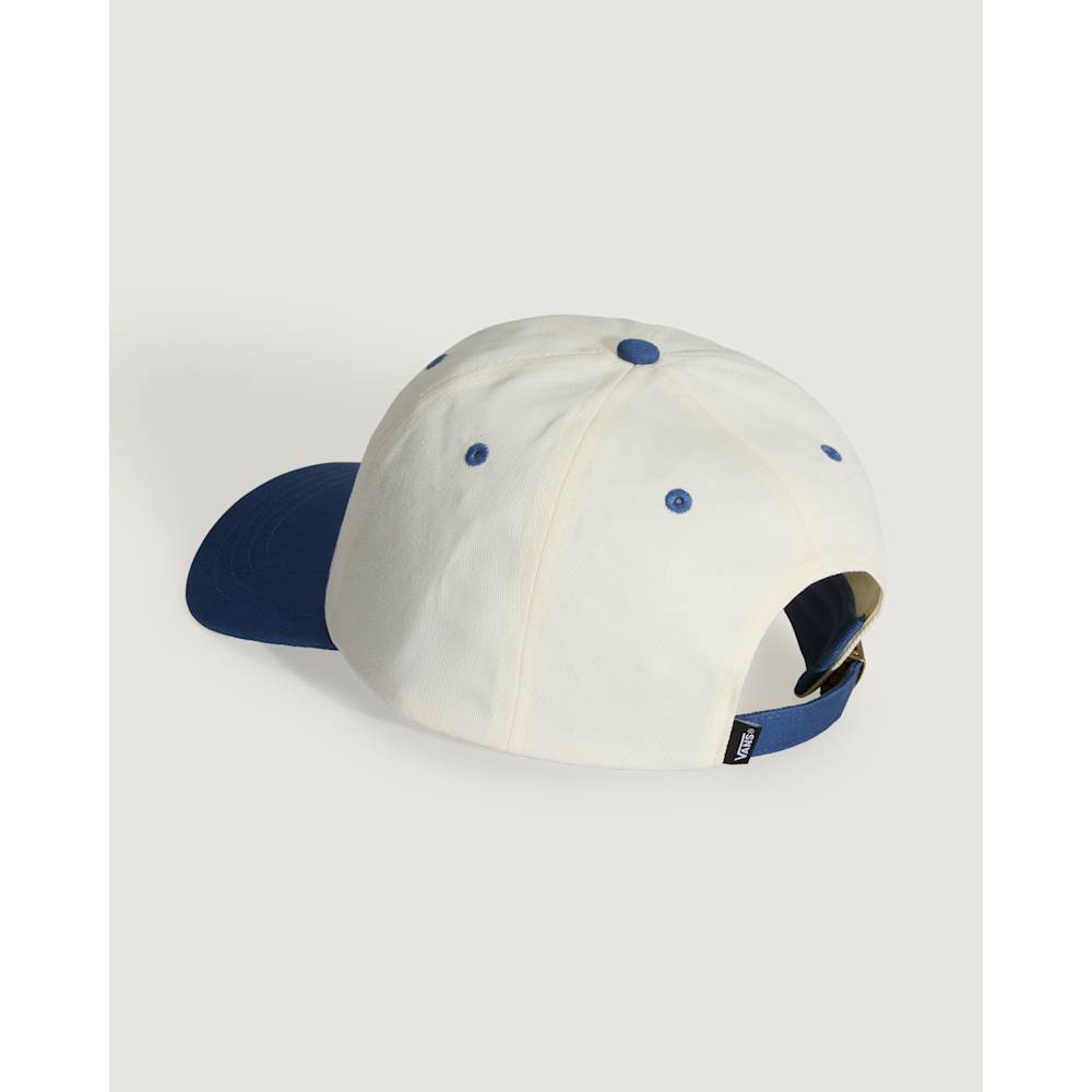 Boné Vans Curved Bill Jockey azul marinho e off-white - foto 2