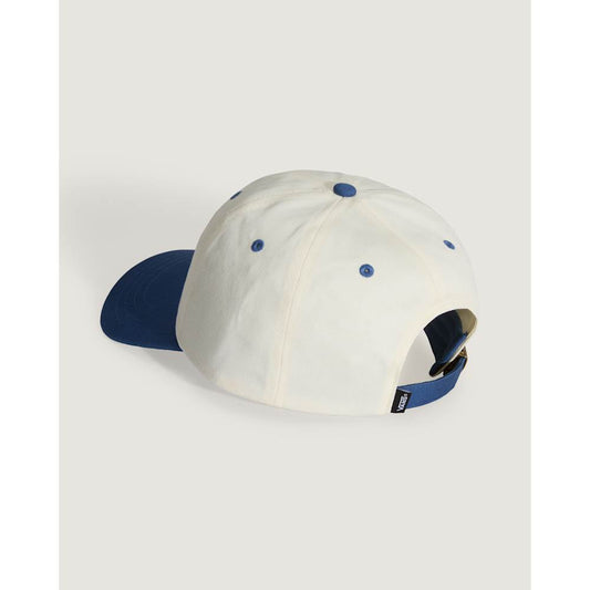 Boné Vans Curved Bill Jockey azul marinho e off-white - foto 2