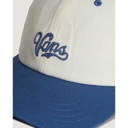 Boné Vans Curved Bill Jockey azul marinho e off-white - foto 3