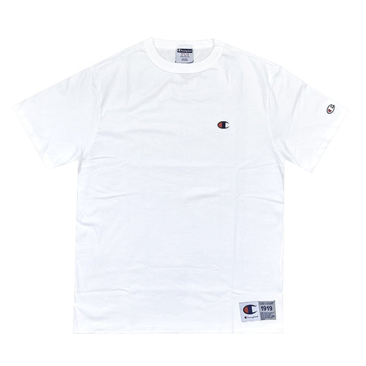 CAMISETA CHAMPION LOGO C EMBROIDERY OFF WHITE