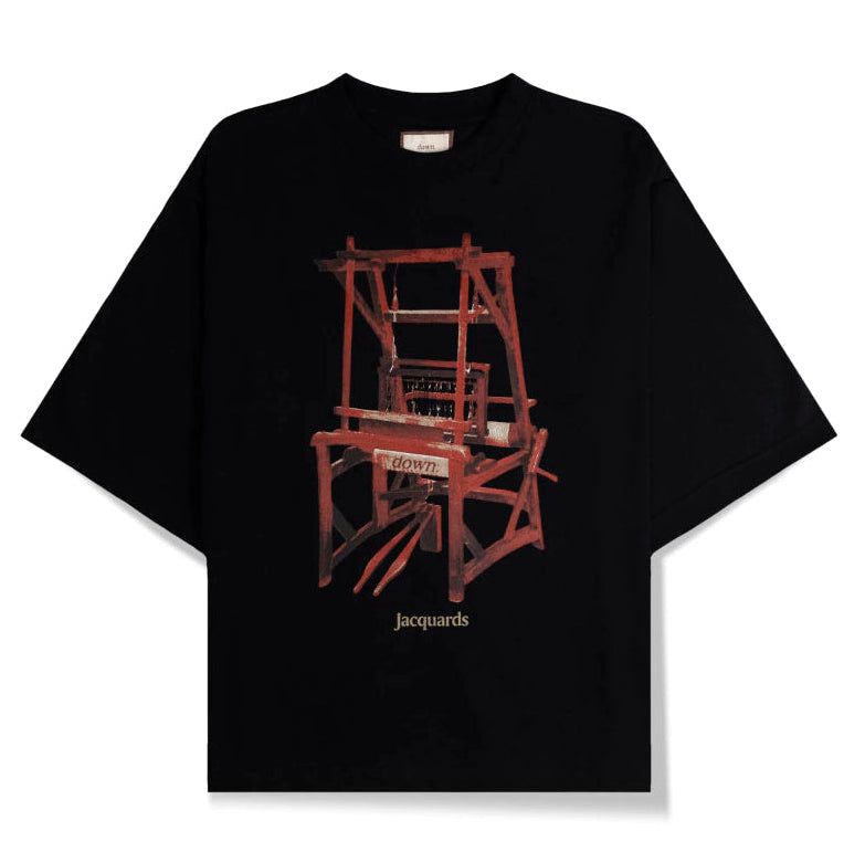 CAMISETA DOWN ROOT LOOM BOXY BLACK