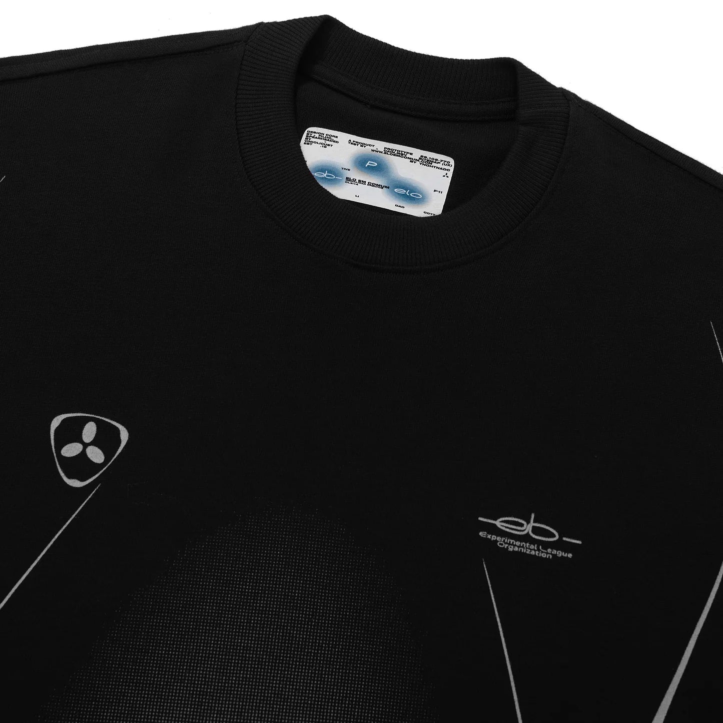 CAMISETA ELO EM COMUM OVER SPORT CLUB PRETO