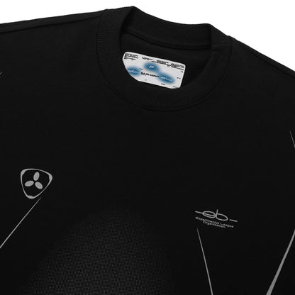 CAMISETA ELO EM COMUM OVER SPORT CLUB PRETO