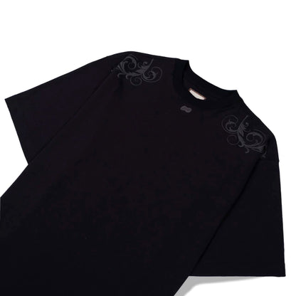 CAMISETA DOWN QUEIMADURA BOXY BLACK