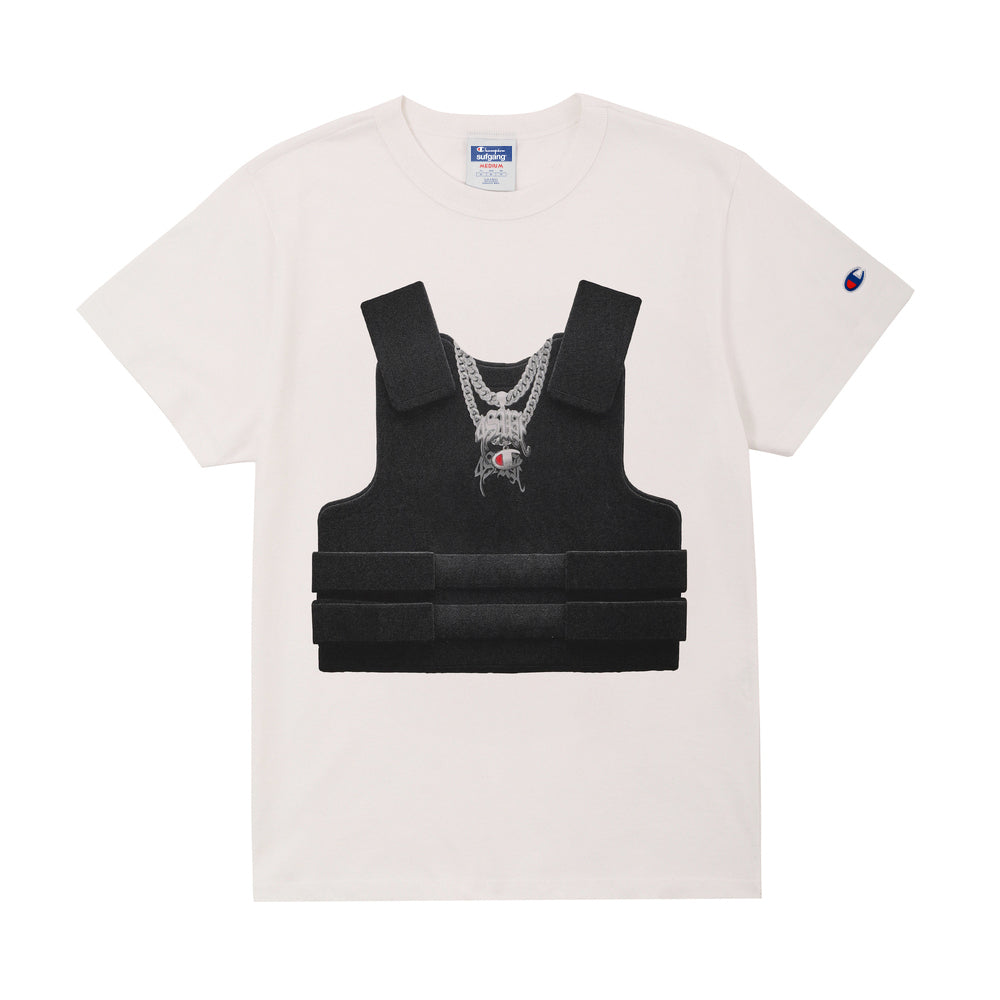 CAMISETA CHAMPION SUFGANG BULLET PROOF OFF WHITE