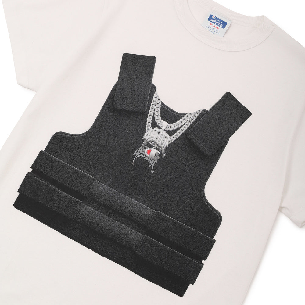 CAMISETA CHAMPION SUFGANG BULLET PROOF OFF WHITE