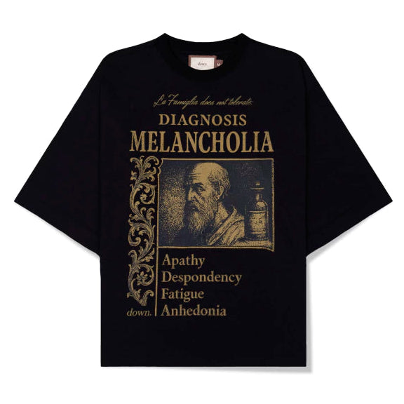 CAMISETA DOWN MELANCHOLIA BOXY BLACK