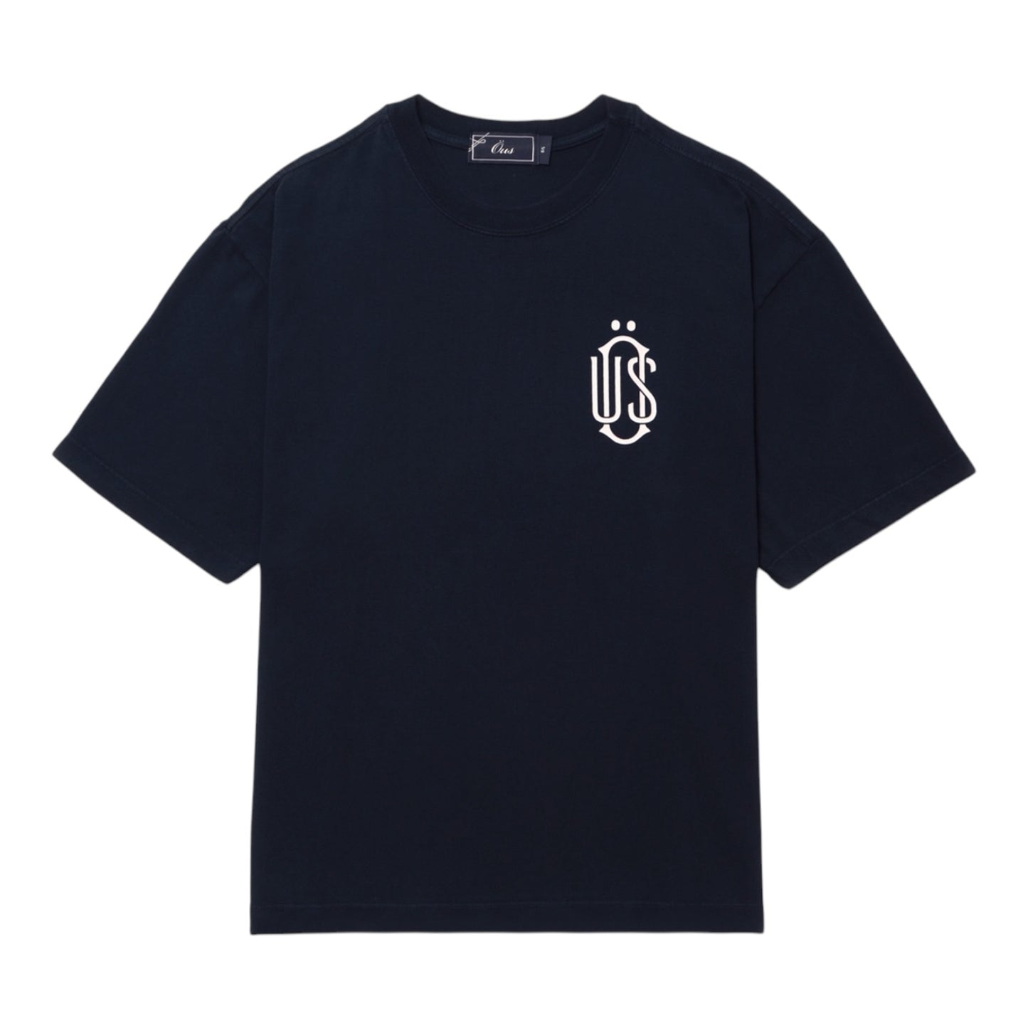 CAMISETA ÖUS HEAVY MONOGRAMA AZUL MARINHO