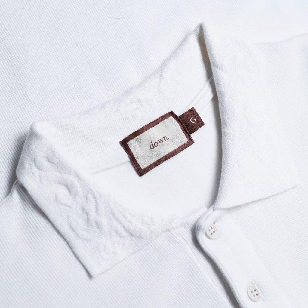 POLO DOWN NHOQUE TRICOT OFF WHITE