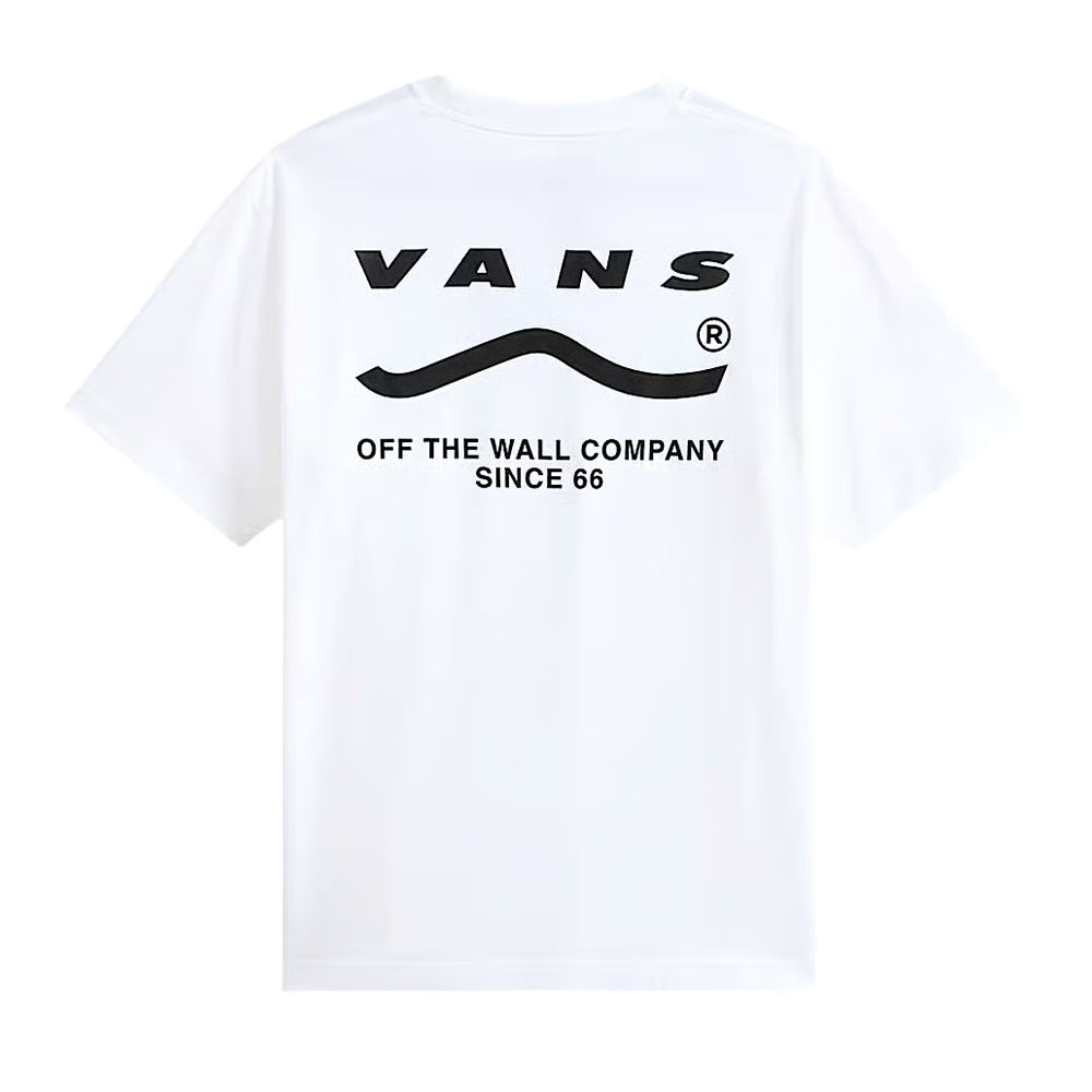 CAMISETA VANS DETERMINED WHITE/BLACK