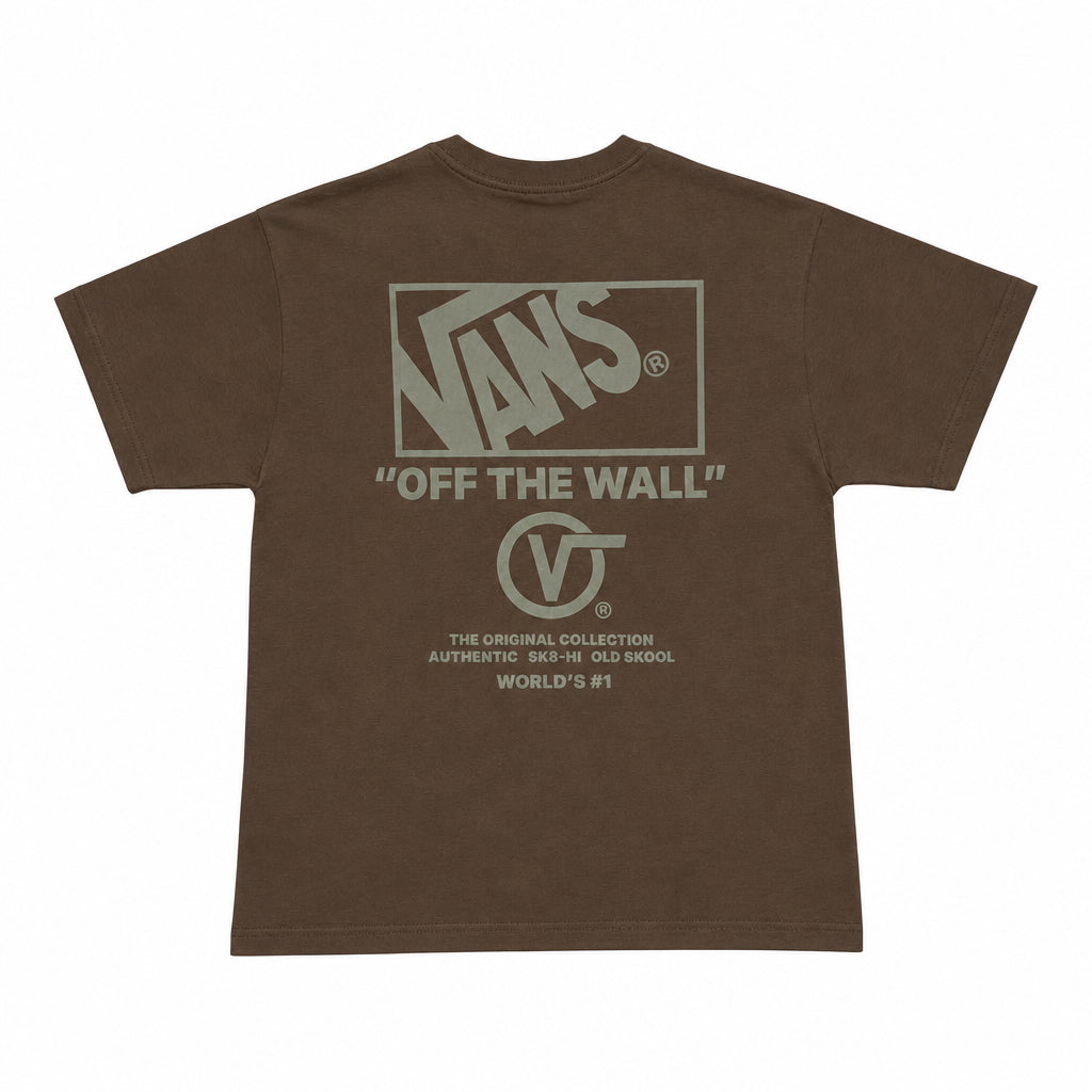 CAMISETA VANS STACKED HI VINTAGE COCOA