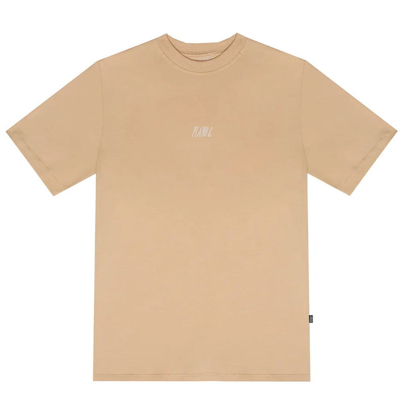 CAMISETA PLANO C LOGO BEGE