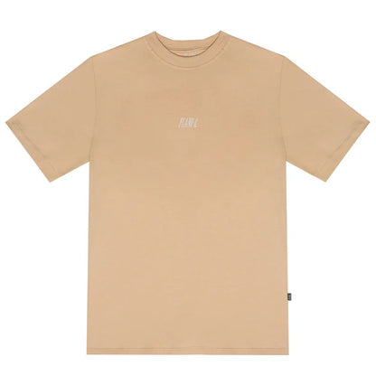 CAMISETA PLANO C LOGO BEGE