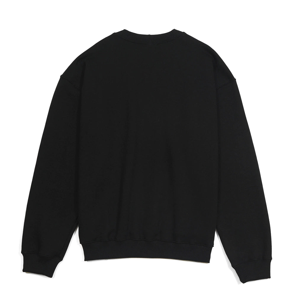 MOLETOM CREWNECK ÖUS ESCUDO PRETO