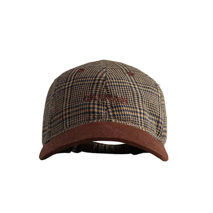 BONÉ CARNAN PLAID DAD HAT BROWN