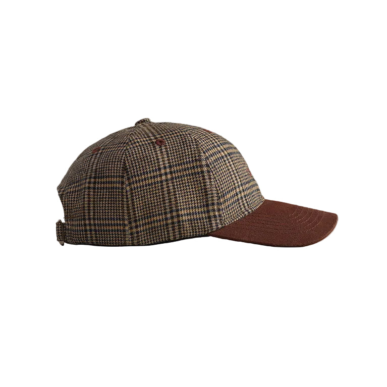 BONÉ CARNAN PLAID DAD HAT BROWN