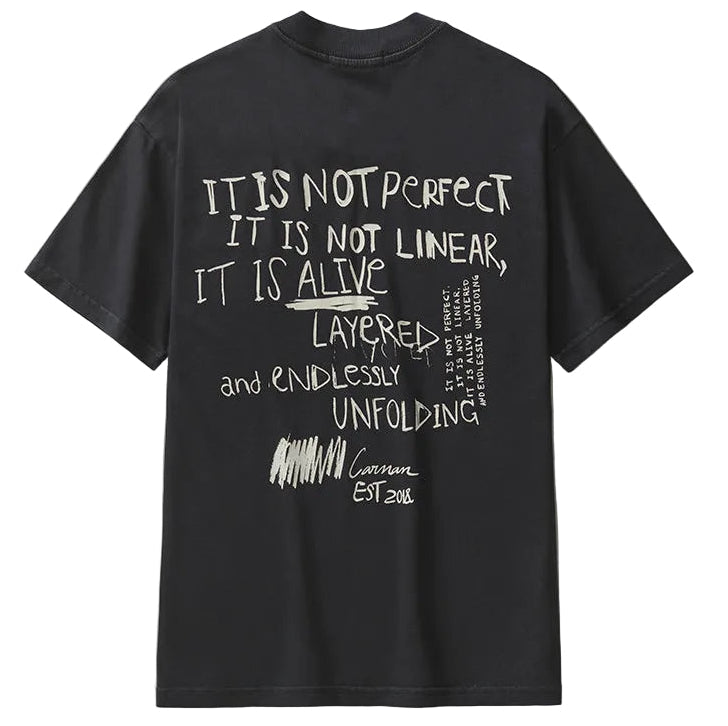 CAMISETA CARNAN UNFOLDING BLACK