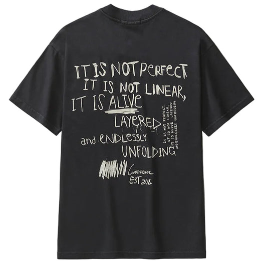 CAMISETA CARNAN UNFOLDING BLACK