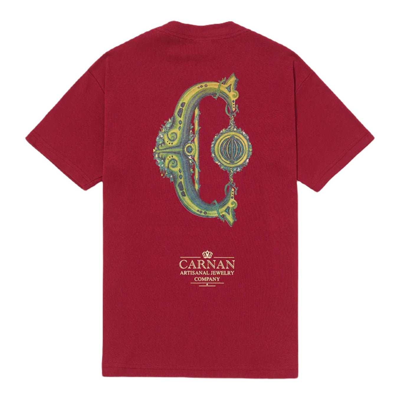 CAMISETA CARNAN JEWELRY HEAVY  BURGUNDY