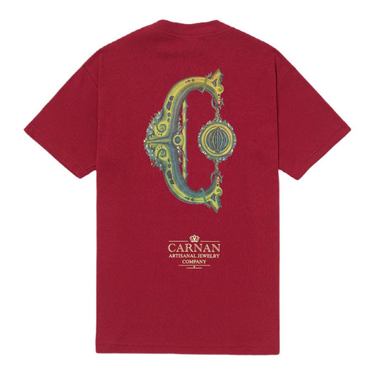 CAMISETA CARNAN JEWELRY HEAVY  BURGUNDY