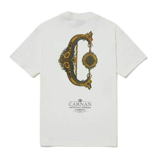CAMISETA CARNAN JEWELRY HEAVY  OFF WHITE