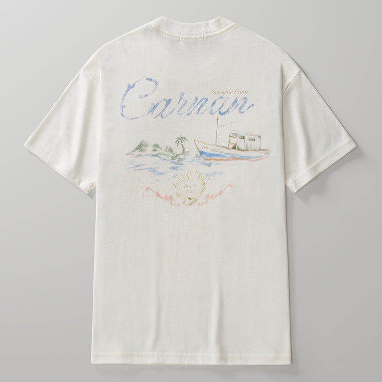 CAMISETA CARNAN BOAT HEAVY OFF WHITE