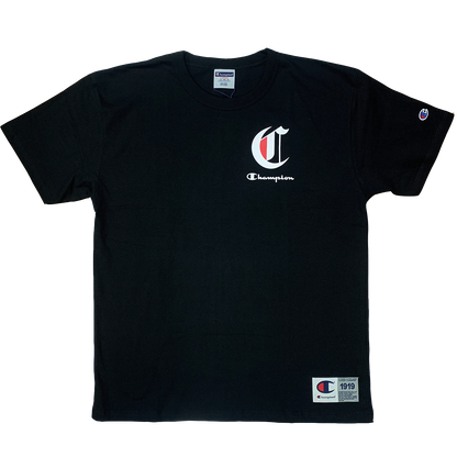 CAMISETA CHAMPION GOTHIC SCRIPT BLACK
