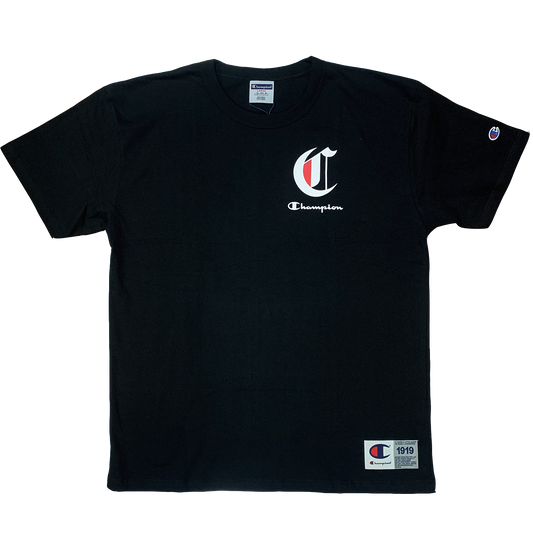 CAMISETA CHAMPION GOTHIC SCRIPT BLACK