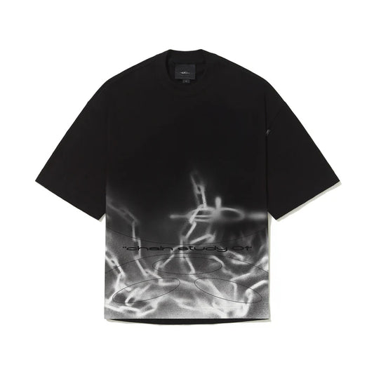 CAMISETA ELO EM COMUM OVER CHAIN STUDY 1  PRETO