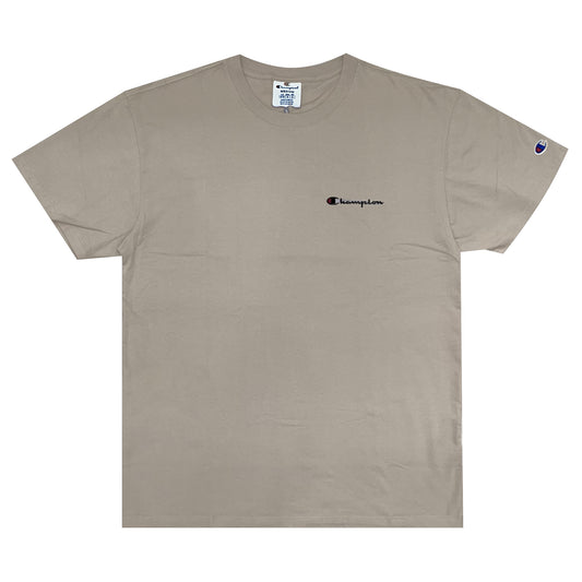 CAMISETA CHAMPION MINI SCRIPT LOGO INK DARK KHAKI