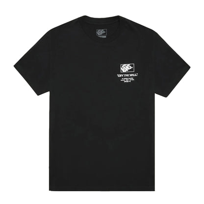 CAMISETA VANS CIRCLE BONES BLACK