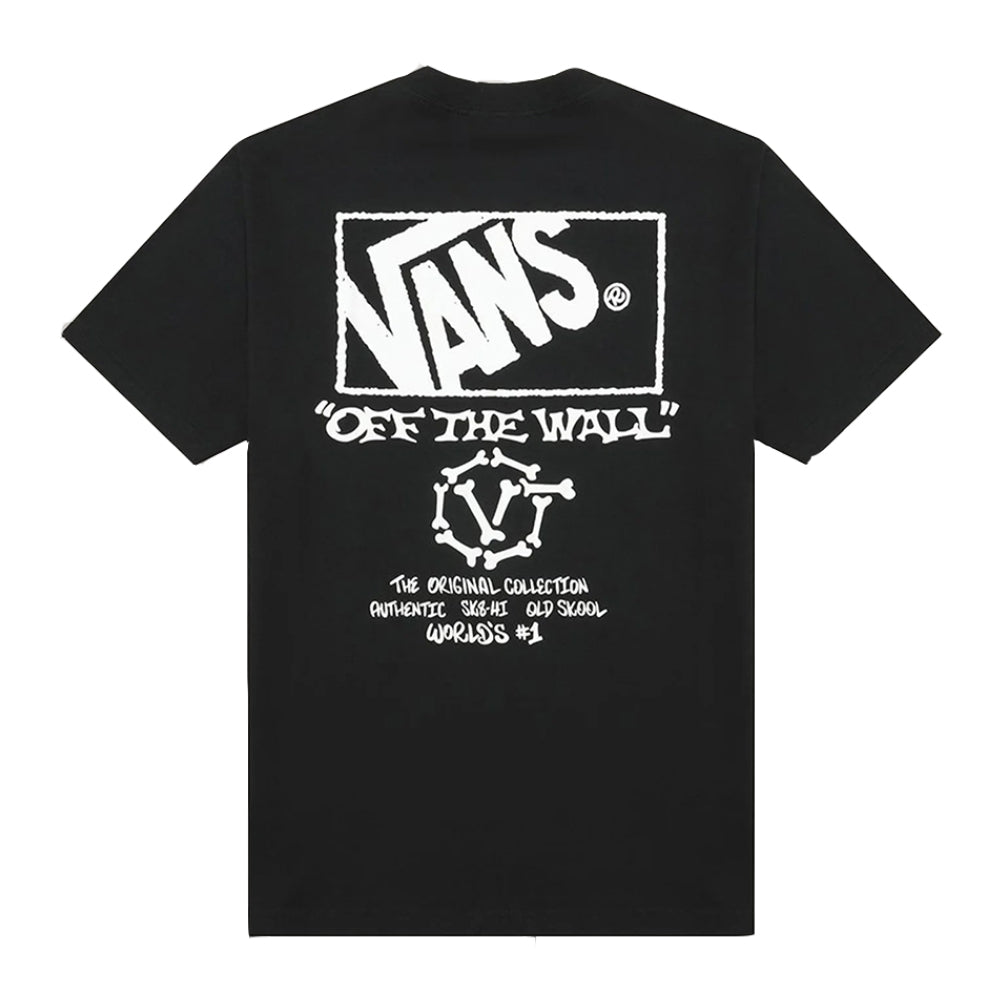CAMISETA VANS CIRCLE BONES BLACK