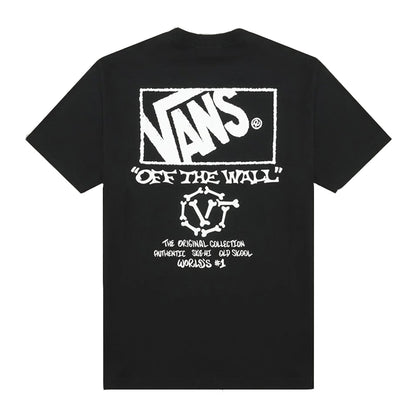 CAMISETA VANS CIRCLE BONES BLACK