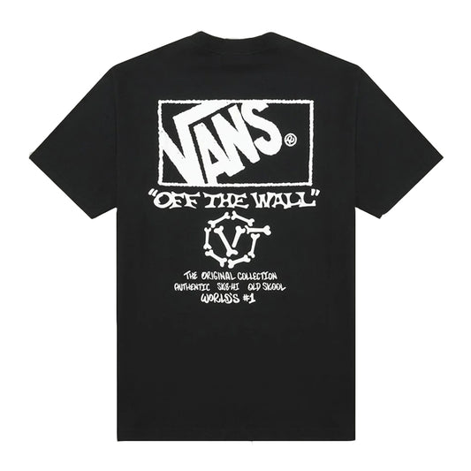CAMISETA VANS CIRCLE BONES BLACK