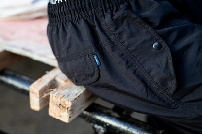 BERMUDA TUPODE PARACHUTES BAGGY ACTIVE PRETO