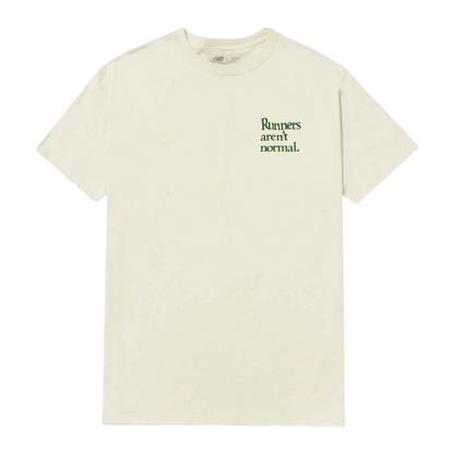 CAMISETA NB RUNNERS ARENT NORMAL OFF WHITE