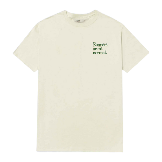 CAMISETA NB RUNNERS ARENT NORMAL OFF WHITE
