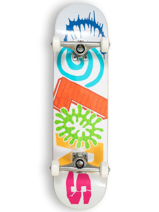 SKATE COLORS COLLAGEM BRANCO 8.0
