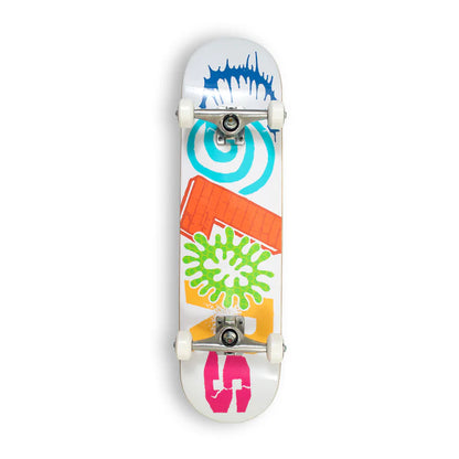 SKATE COLORS COLLAGEM BRANCO 8.0