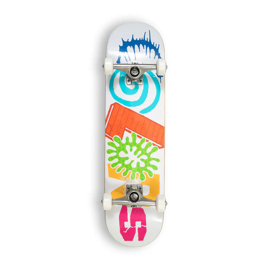 SKATE COLORS COLLAGEM BRANCO 8.0