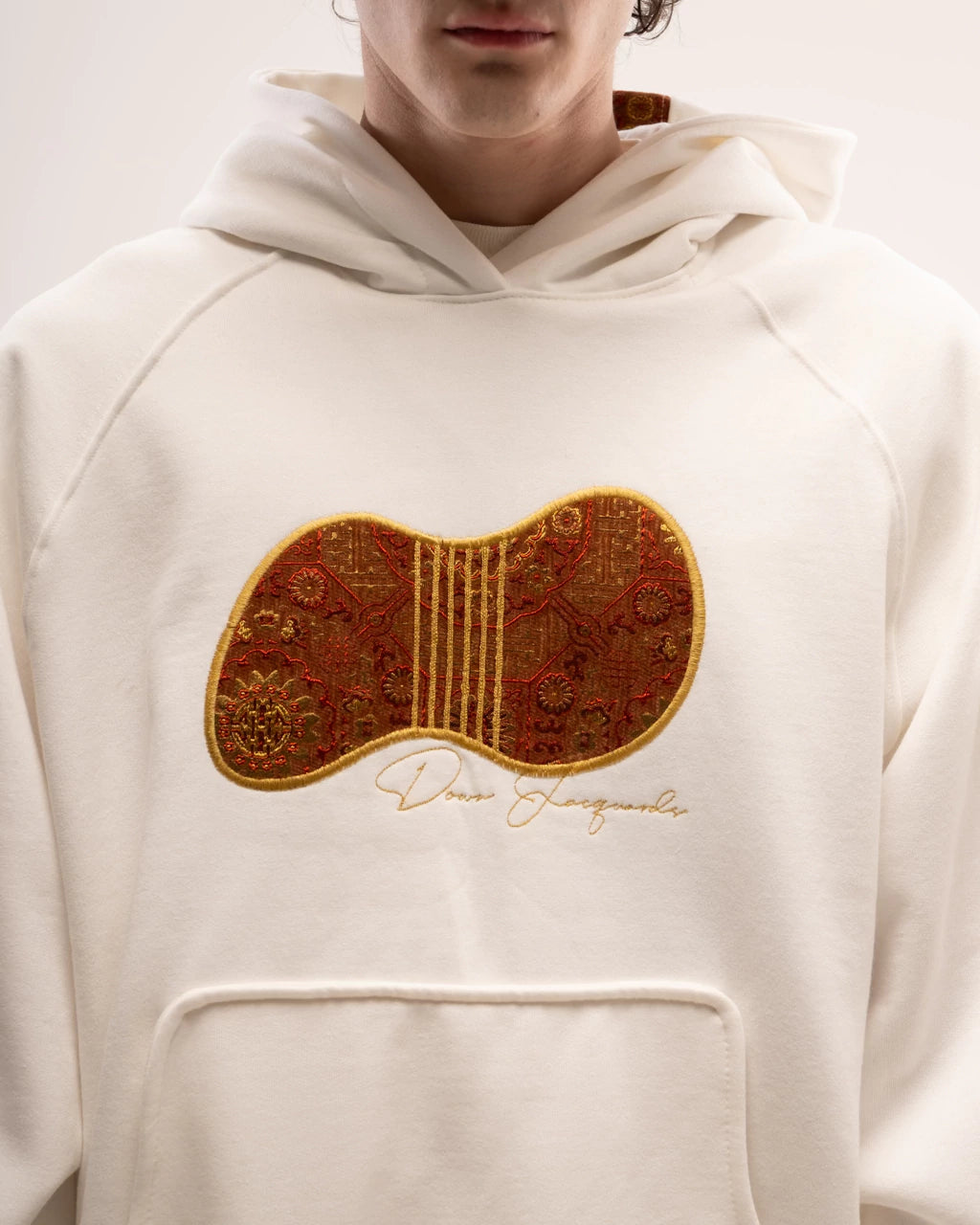 MOLETOM DOWN RAGLAN NHOQUE OFF WHITE